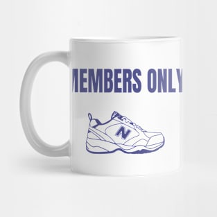 New Balance Parody Members Only Mug